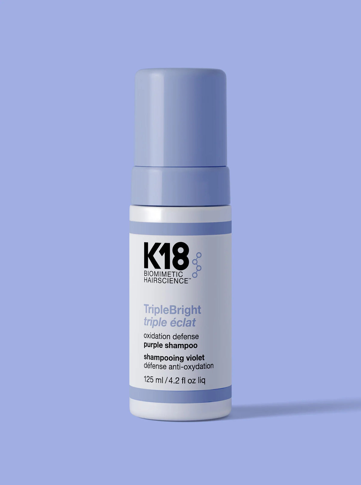 TripleBright oxidation defense purple shampoo
